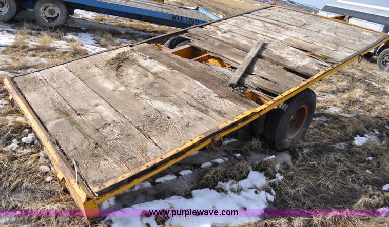 image for item C3400 1957 Miller B tilt top trailer