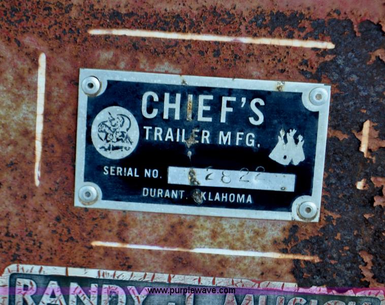 image for item C3403 1977 Chief gooseneck trailer