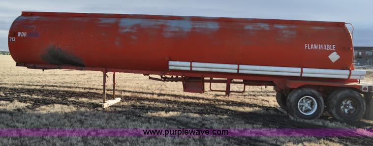 image for item C3404 1960 Trailmobile 38' aluminum tanker trailer