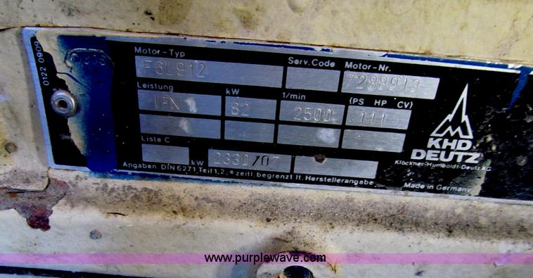 image for item D7167 Ingersoll-Rand 375 cfm portable air compressor