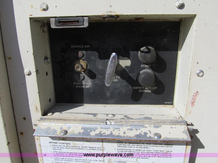 image for item D7167 Ingersoll-Rand 375 cfm portable air compressor