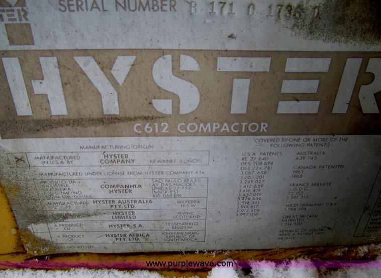 image for item F5910 Hyster C600 series pad foot roller