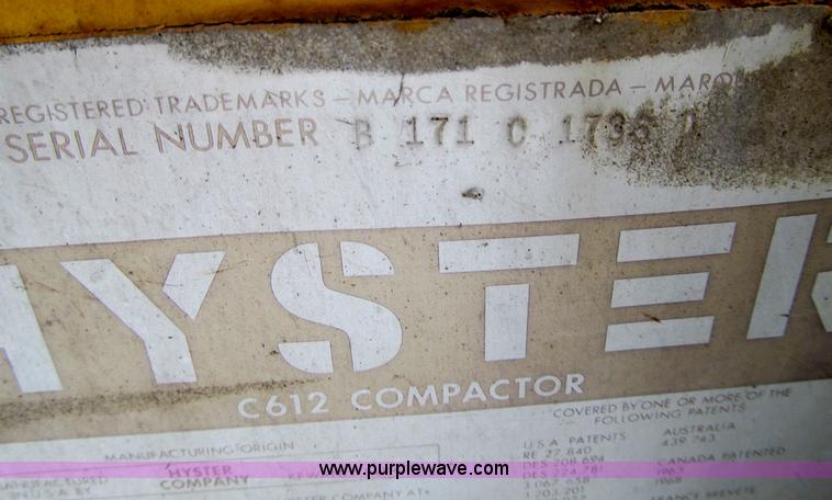 image for item F5910 Hyster C600 series pad foot roller