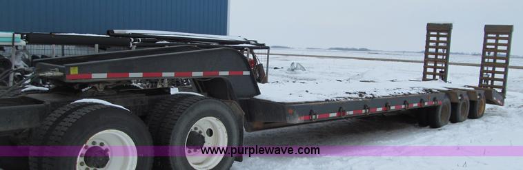 image for item F5916 1965 Hyster R35TL3-TIN lowboy triple axle trailer