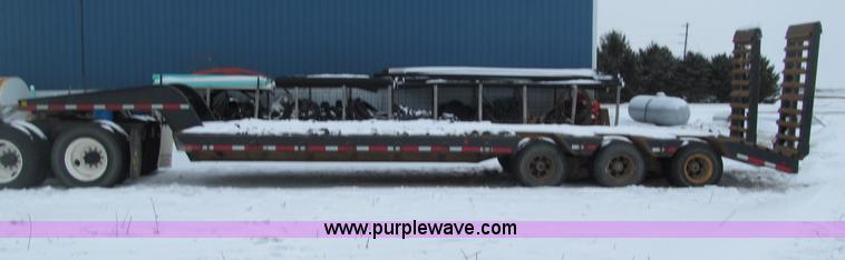 image for item F5916 1965 Hyster R35TL3-TIN lowboy triple axle trailer