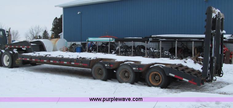 image for item F5916 1965 Hyster R35TL3-TIN lowboy triple axle trailer