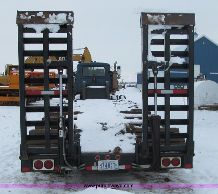 image for item F5916 1965 Hyster R35TL3-TIN lowboy triple axle trailer