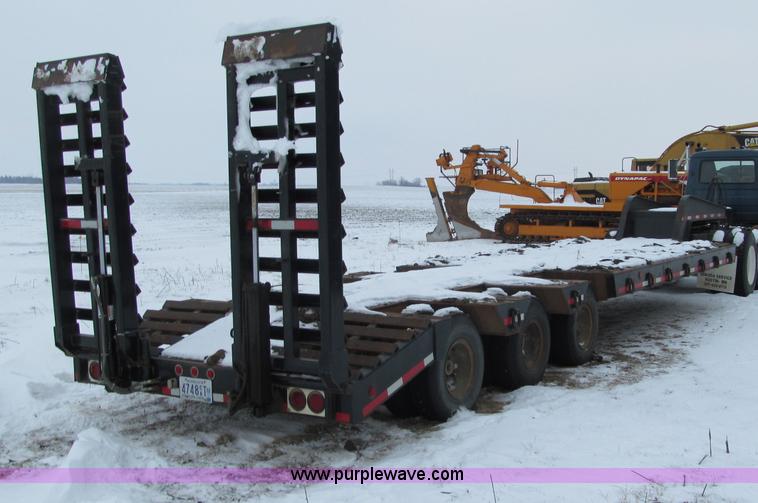 image for item F5916 1965 Hyster R35TL3-TIN lowboy triple axle trailer