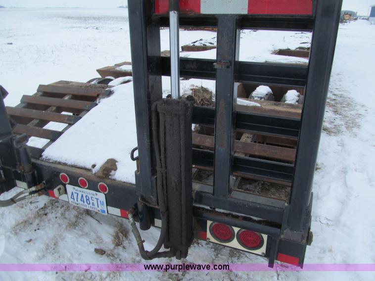 image for item F5916 1965 Hyster R35TL3-TIN lowboy triple axle trailer