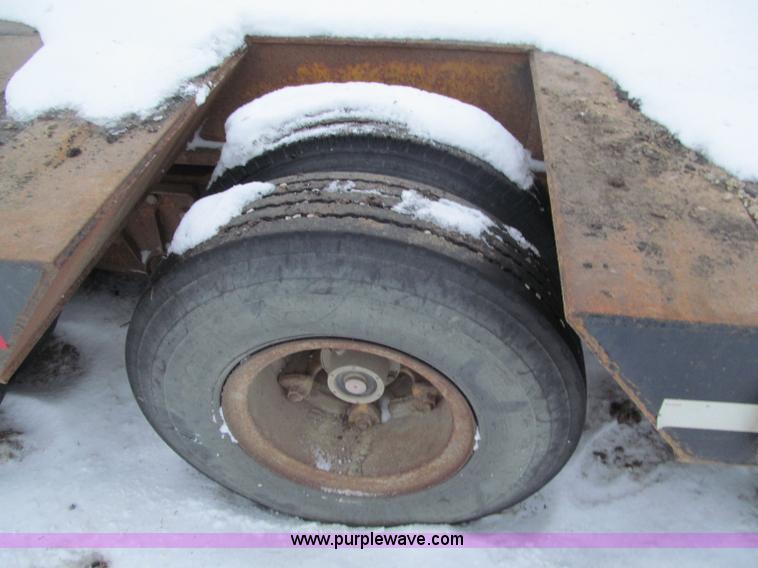 image for item F5916 1965 Hyster R35TL3-TIN lowboy triple axle trailer