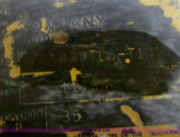 image for item F5916 1965 Hyster R35TL3-TIN lowboy triple axle trailer