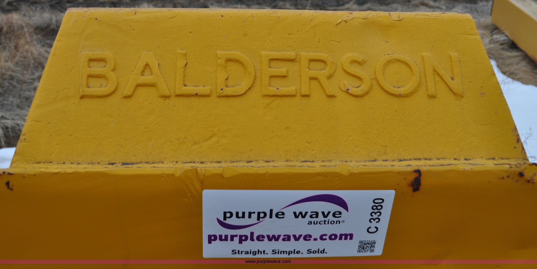 Balderson SU dozer blade in Ft. Pierre, SD Item C3380 sold Purple Wave