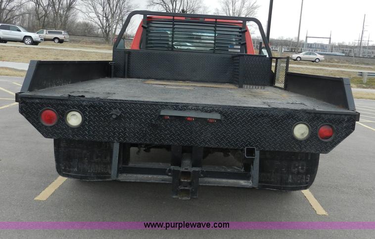 image for item A3966 1997 Ford F350 XLT flatbed pickup truck