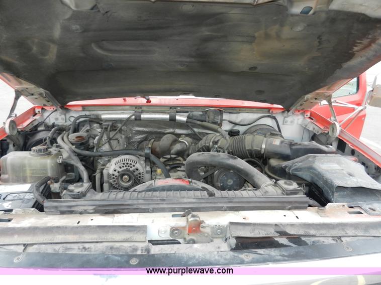 image for item A3966 1997 Ford F350 XLT flatbed pickup truck