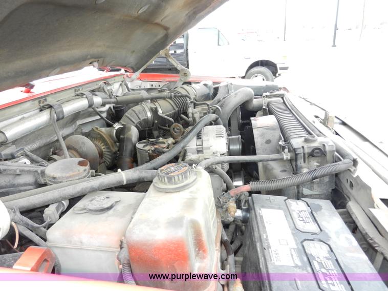 image for item A3966 1997 Ford F350 XLT flatbed pickup truck