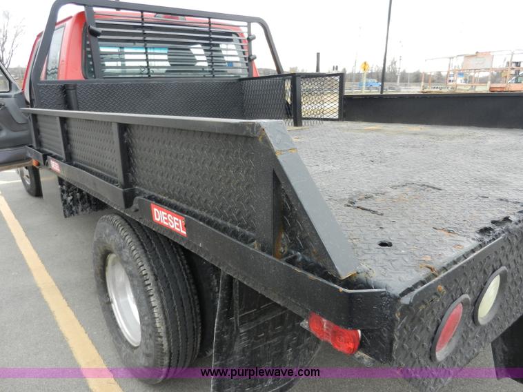 image for item A3966 1997 Ford F350 XLT flatbed pickup truck