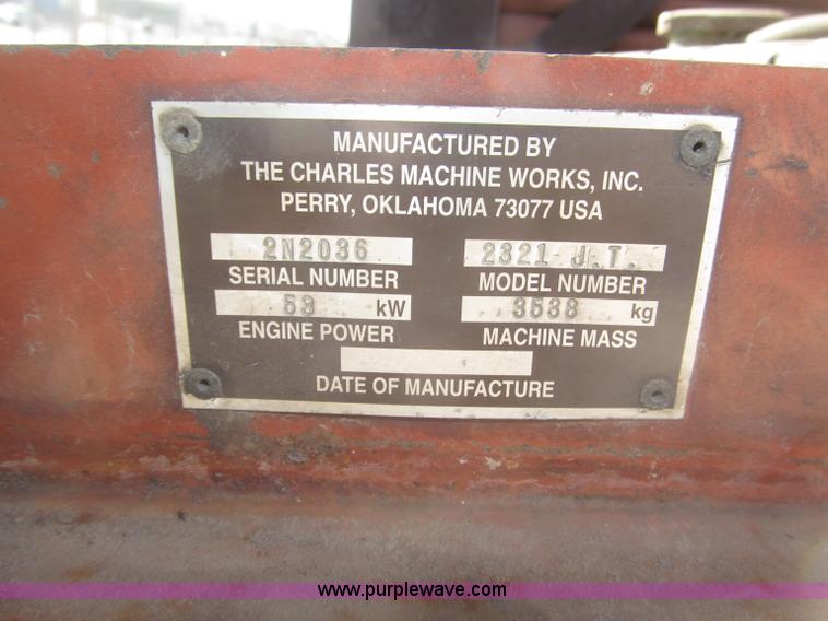 image for item B5390 Ditch Witch JT2321 horizontal directional drill