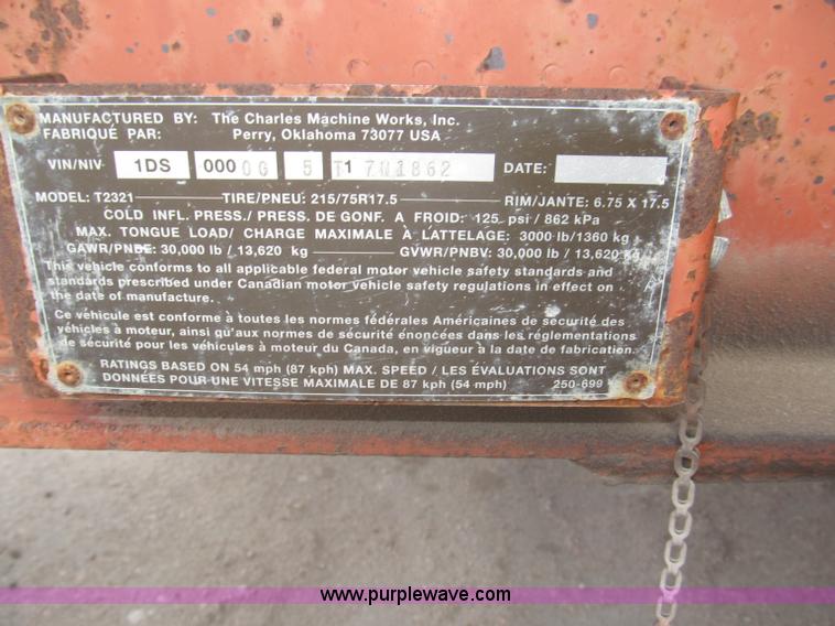 image for item B5390 Ditch Witch JT2321 horizontal directional drill