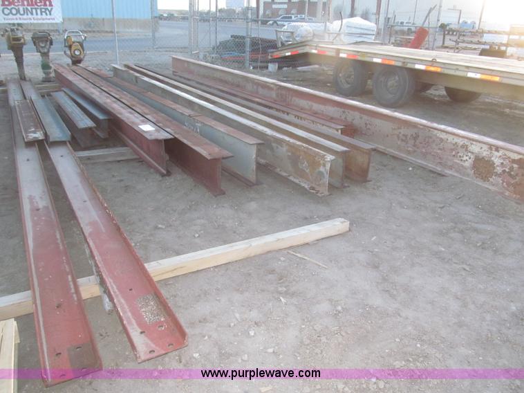 image for item B5394 (17) assorted I beams and C channels