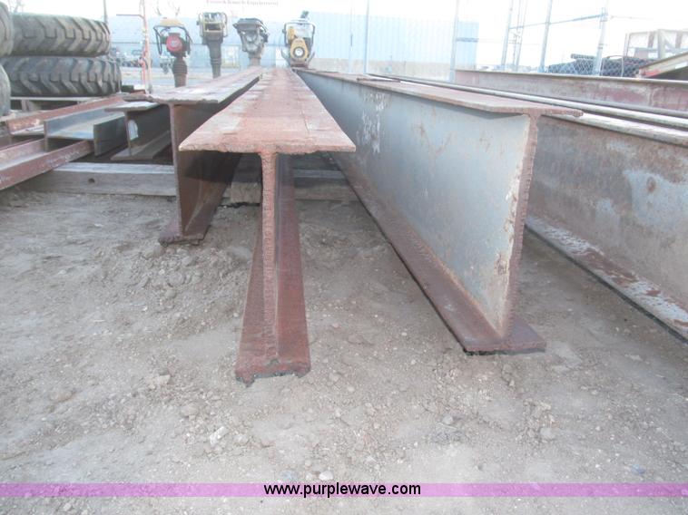 image for item B5394 (17) assorted I beams and C channels