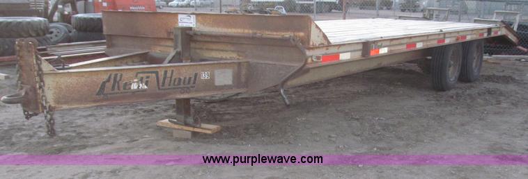image for item B5395 1989 Redi Haul 25' tandem axle tag trailer
