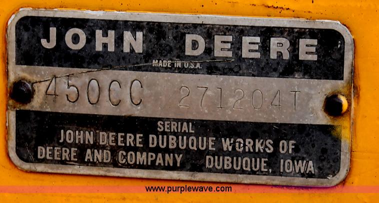 image for item E2575 1977 John Deere 450C dozer