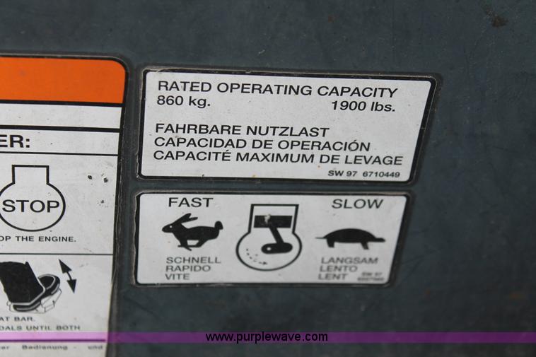 image for item E2578 Bobcat 863H skid steer