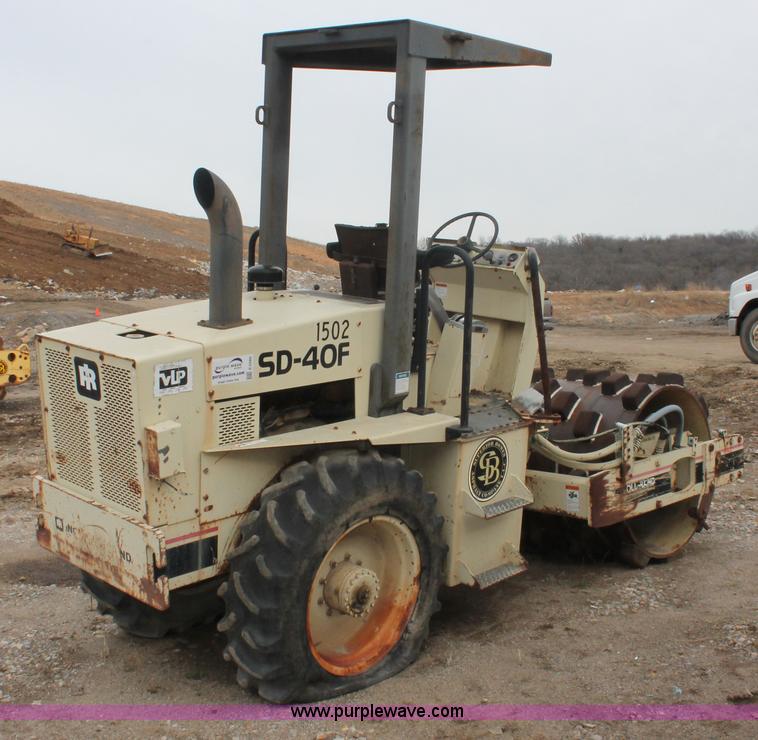 image for item E2580 1996 Ingersoll Rand SD40F padfoot compactor
