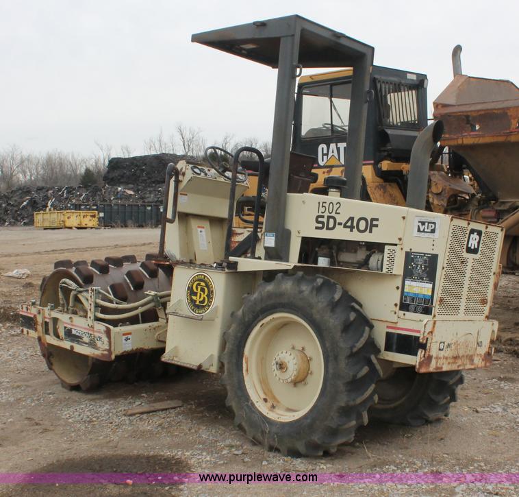 image for item E2580 1996 Ingersoll Rand SD40F padfoot compactor