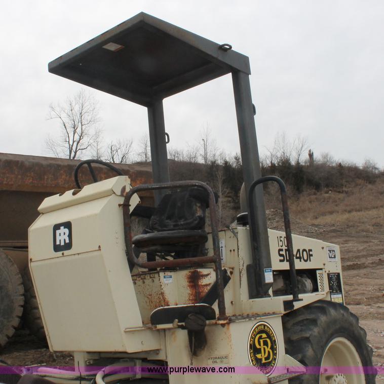 image for item E2580 1996 Ingersoll Rand SD40F padfoot compactor