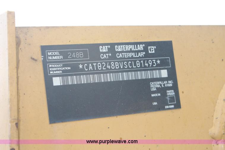 image for item E5887 2006 Caterpillar 248B Turbo skid steer