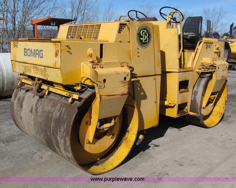 image for item E5888 Bomag BW157AD articulating roller