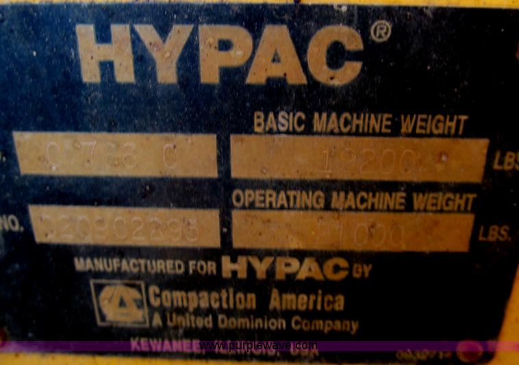image for item E5889 Hypac articulating vibratory roller