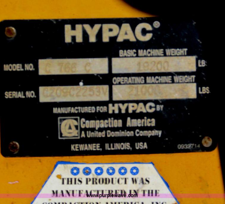 image for item E5890 Hypac C766C articulating vibratory roller