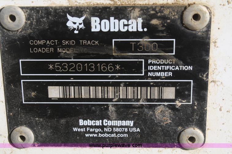 image for item F2874 2006 Bobcat T300 track skid steer