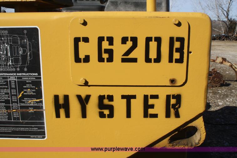 image for item F2876 Hyster C620B vibratory roller