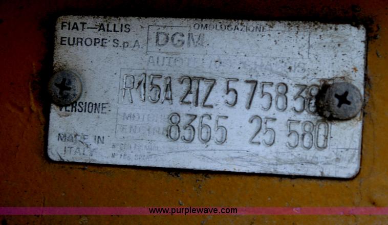 image for item F2922 Fiat-Allis FR15A wheel loader