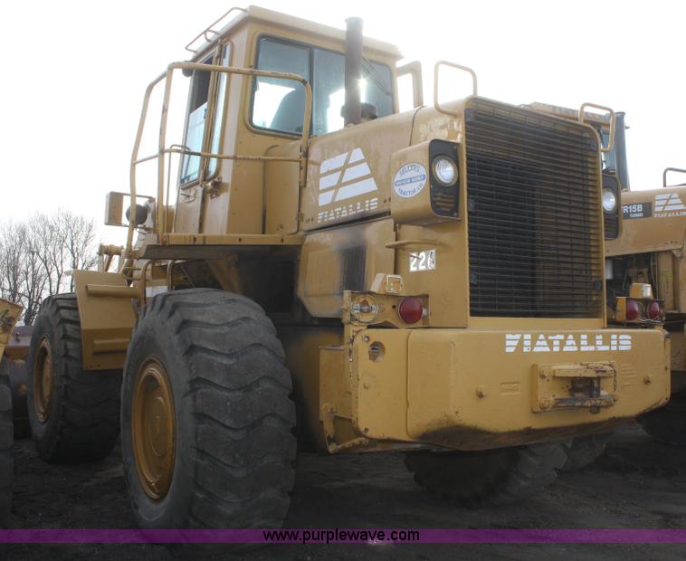 image for item F2923 Fiat-Allis FR15A wheel loader