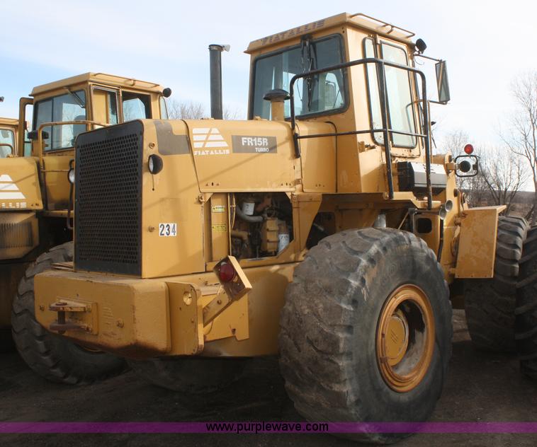 image for item F2924 Fiat-Allis FR15B wheel loader