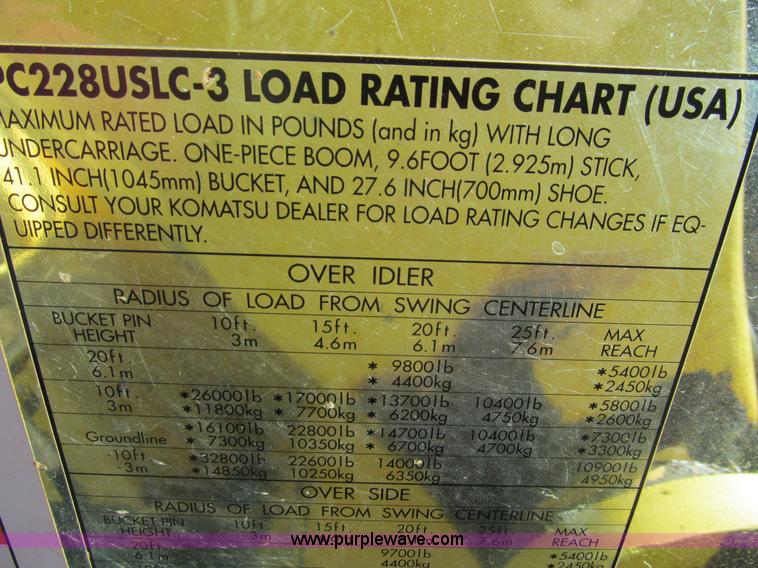 image for item F3128 2001 Komatsu PC228USLC-3 excavator