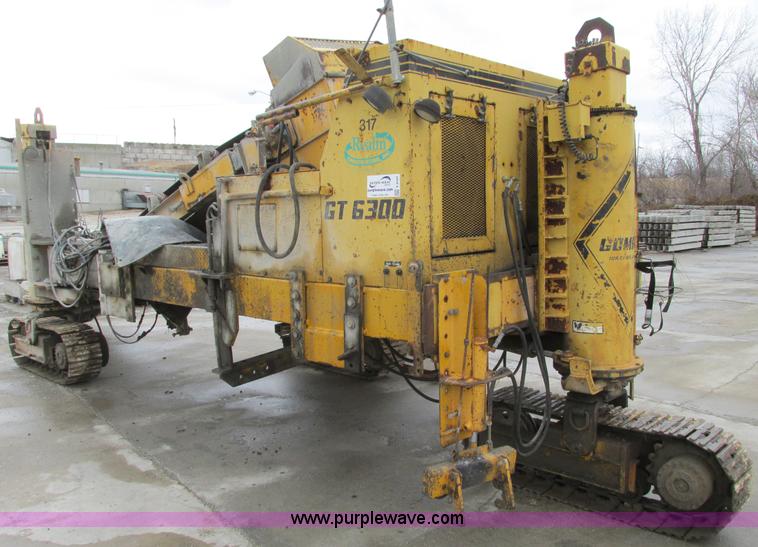 image for item F4387 1993 Gomaco GT6300 curb and gutter machine