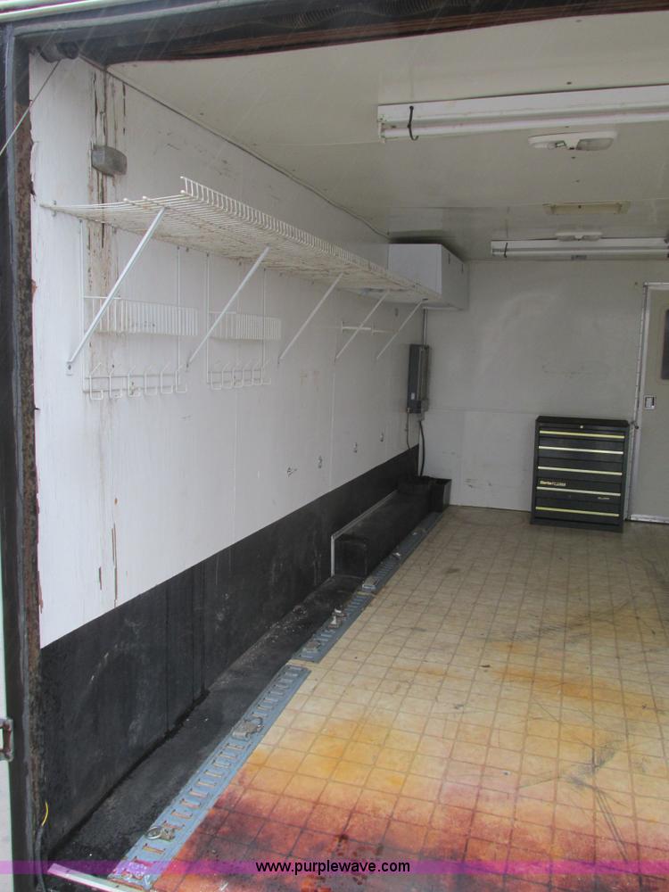 image for item F4402 2002 H&H 28' cargo trailer with living quarters