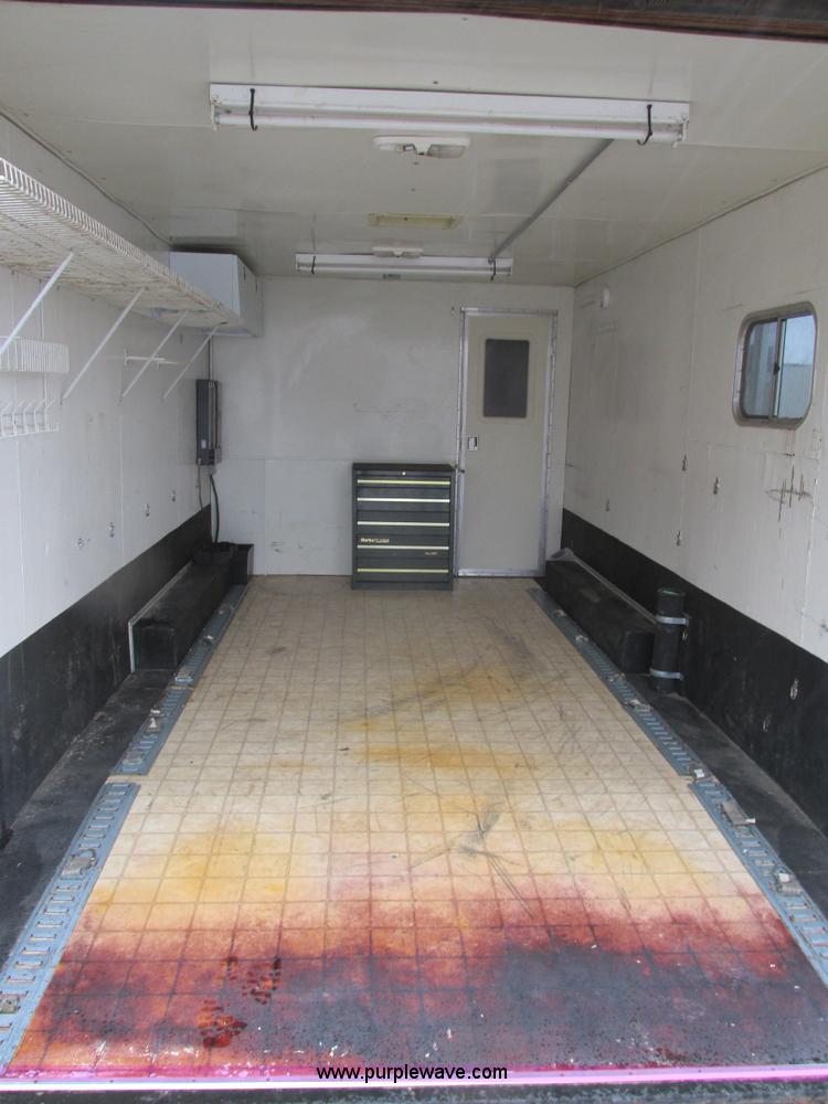 image for item F4402 2002 H&H 28' cargo trailer with living quarters