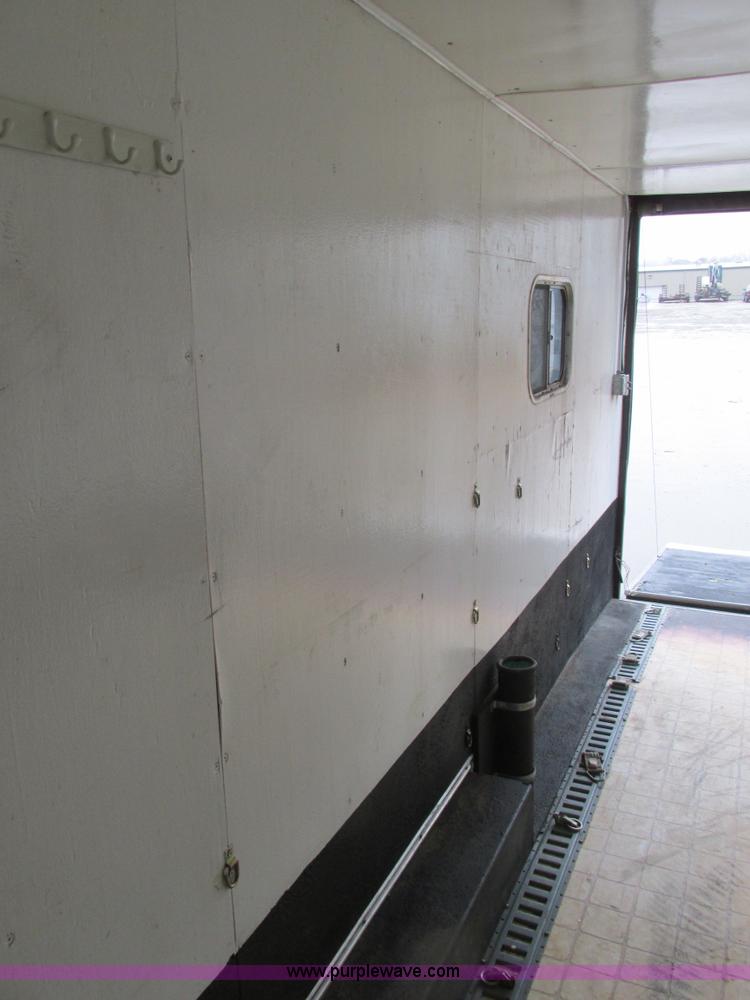 image for item F4402 2002 H&H 28' cargo trailer with living quarters