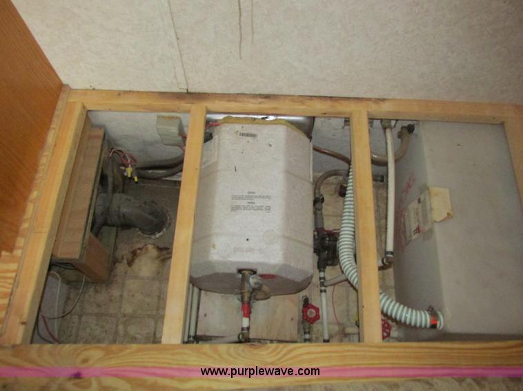 image for item F4402 2002 H&H 28' cargo trailer with living quarters