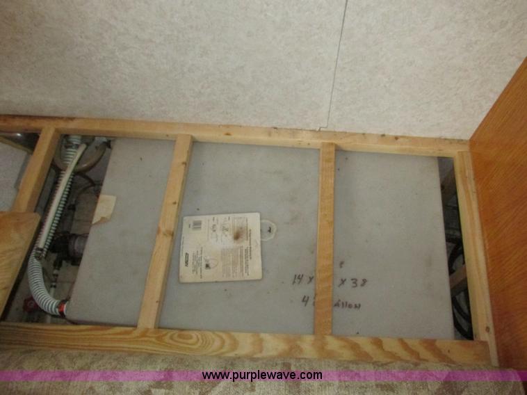 image for item F4402 2002 H&H 28' cargo trailer with living quarters