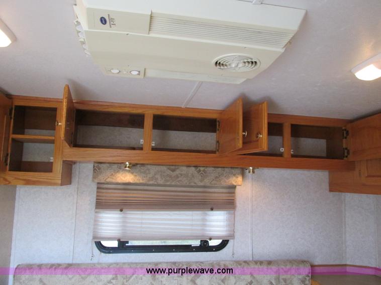 image for item F4402 2002 H&H 28' cargo trailer with living quarters