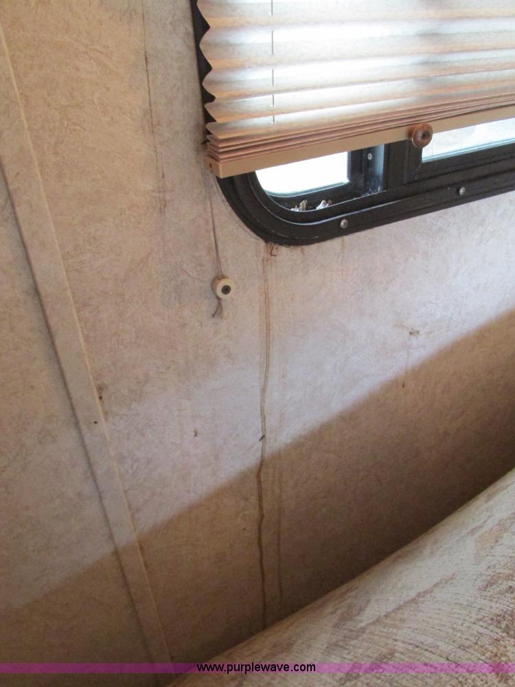 image for item F4402 2002 H&H 28' cargo trailer with living quarters