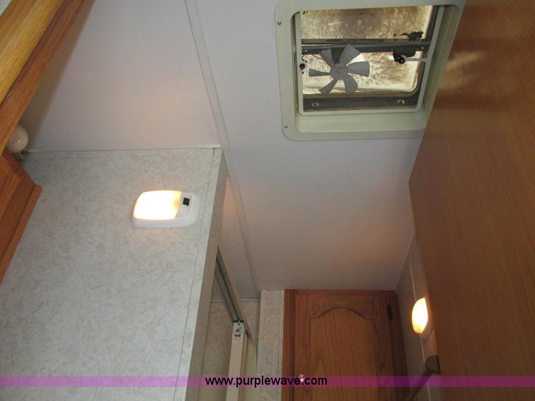 image for item F4402 2002 H&H 28' cargo trailer with living quarters