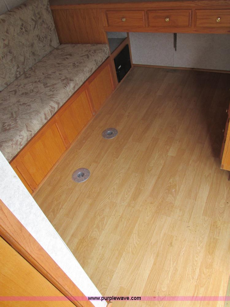 image for item F4402 2002 H&H 28' cargo trailer with living quarters